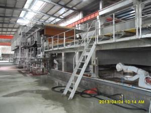 2011年2月，嵊州天宇紙業(yè)4000/350普瓦紙機(jī)順利出紙
